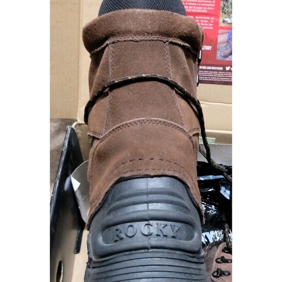 Rocky Jasper-Trac 8 M Insulated Boots Round Toe FQ0004799 Brown 8M Size New